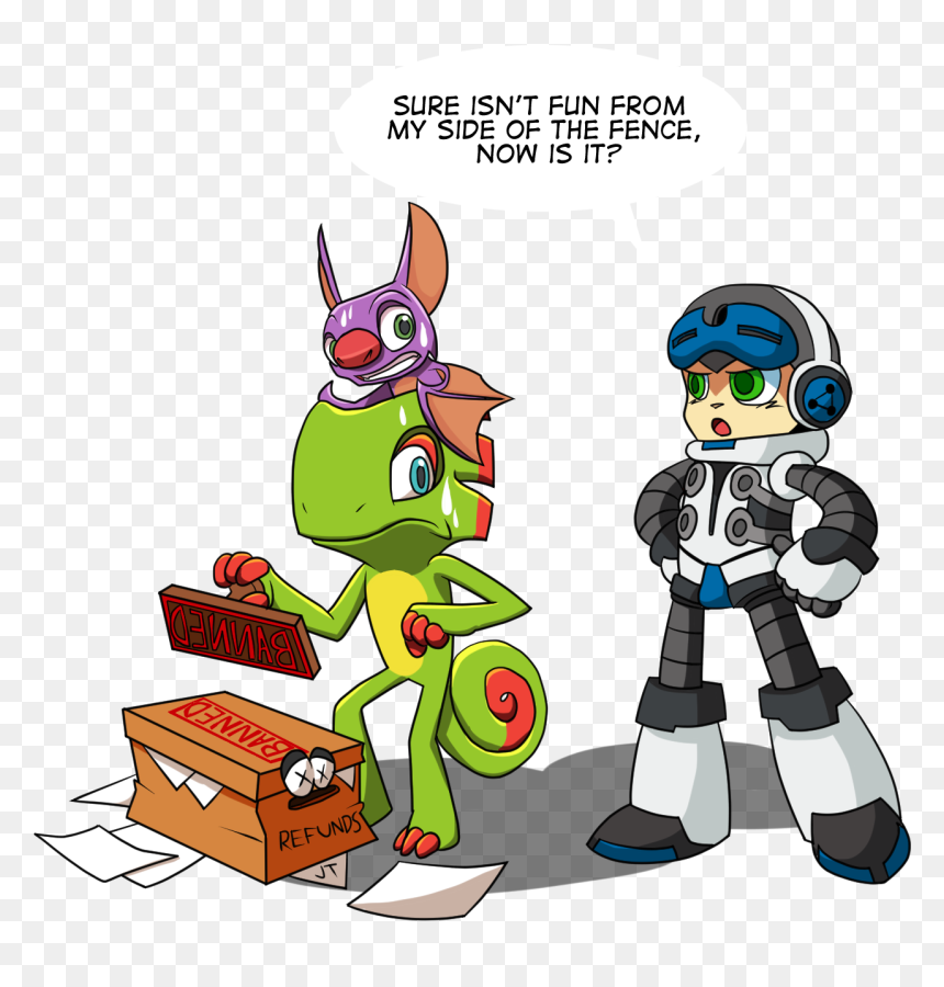 Sure Isn"t Fun Fromm My Side Of The Fence, Now Is It - Yooka Laylee And Banjo Kazooie, HD Png Download - yooka laylee png