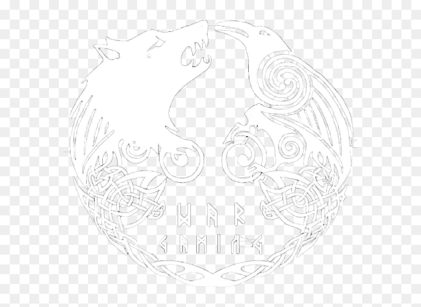 Wolf And Raven Gaming - Odins Wolf And Raven, HD Png Download - odin png