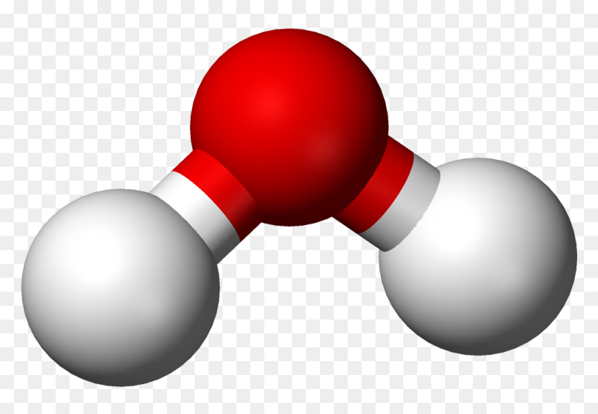Molecule Png - Ball And Stick Model Of Water, Transparent Png - structure png