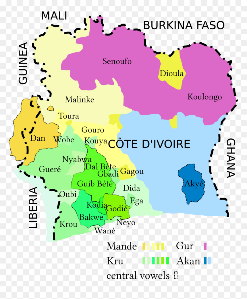 Langues Cote D Ivoire, HD Png Download - ega png