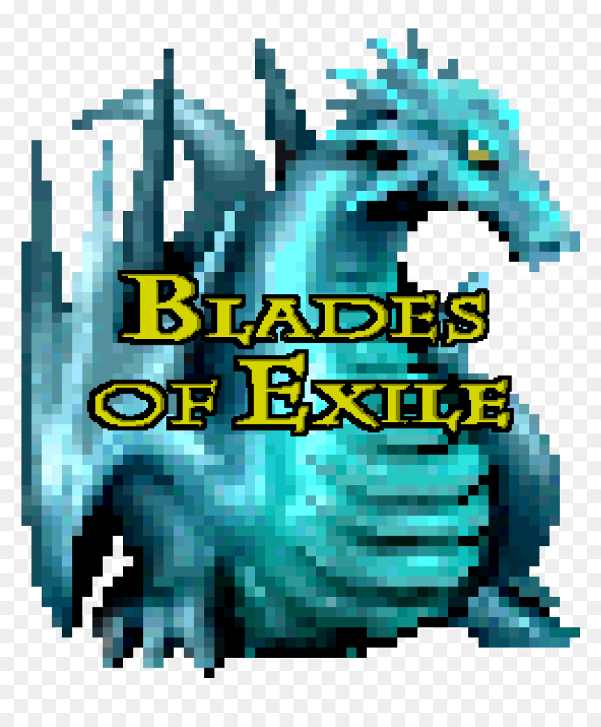 Blades Of Exile Ice Dragon - Graphic Design, HD Png Download - ice dragon png