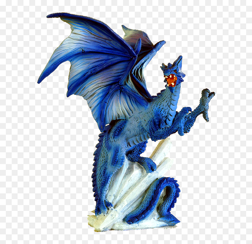 Realm Of The Dragons Medium Ice Dragon B - Dragon, HD Png Download - ice dragon png