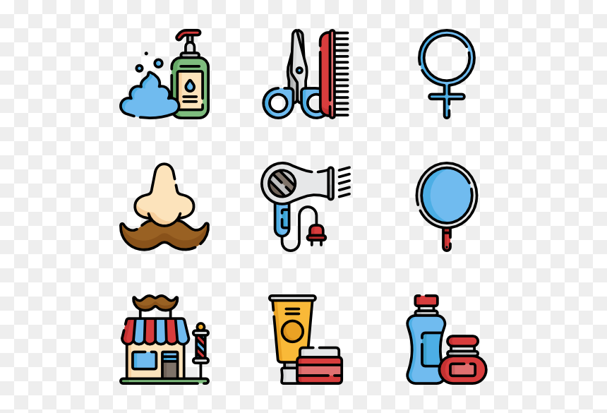 Vector Laundry Icon Png, Transparent Png - barber shop png
