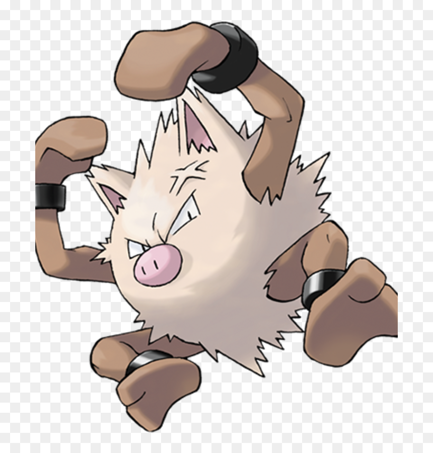 056 - Pokemon Primeape, HD Png Download - mankey png
