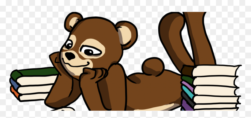 Baker Bear Reading - Cartoon, HD Png Download - baker png