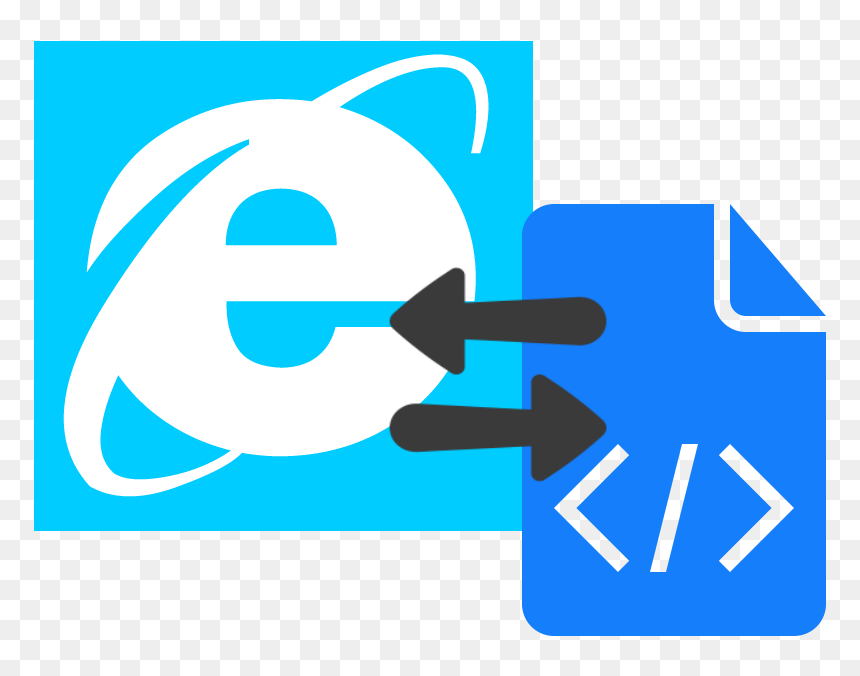 Change “view Source” Editor In Internet Explorer And - Internet Explorer Gold Logo, HD Png Download - internet explorer png