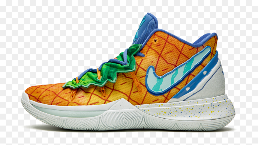 Kyrie 5 Spongebob Pineapple, HD Png Download - spongebob house png