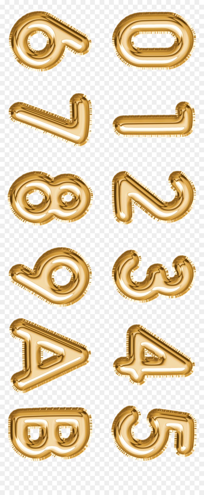 Room Decoration Alphanumeric Balloon Transparent Png, Png Download - 40 png