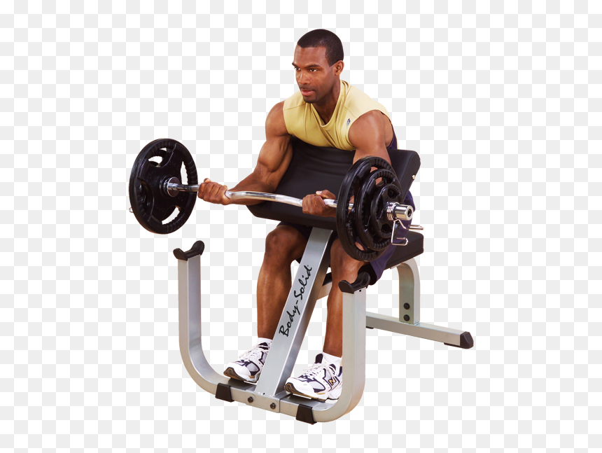 Body-solid Preacher Curl Bench - Preacher Curl Bench, HD Png Download - curl png