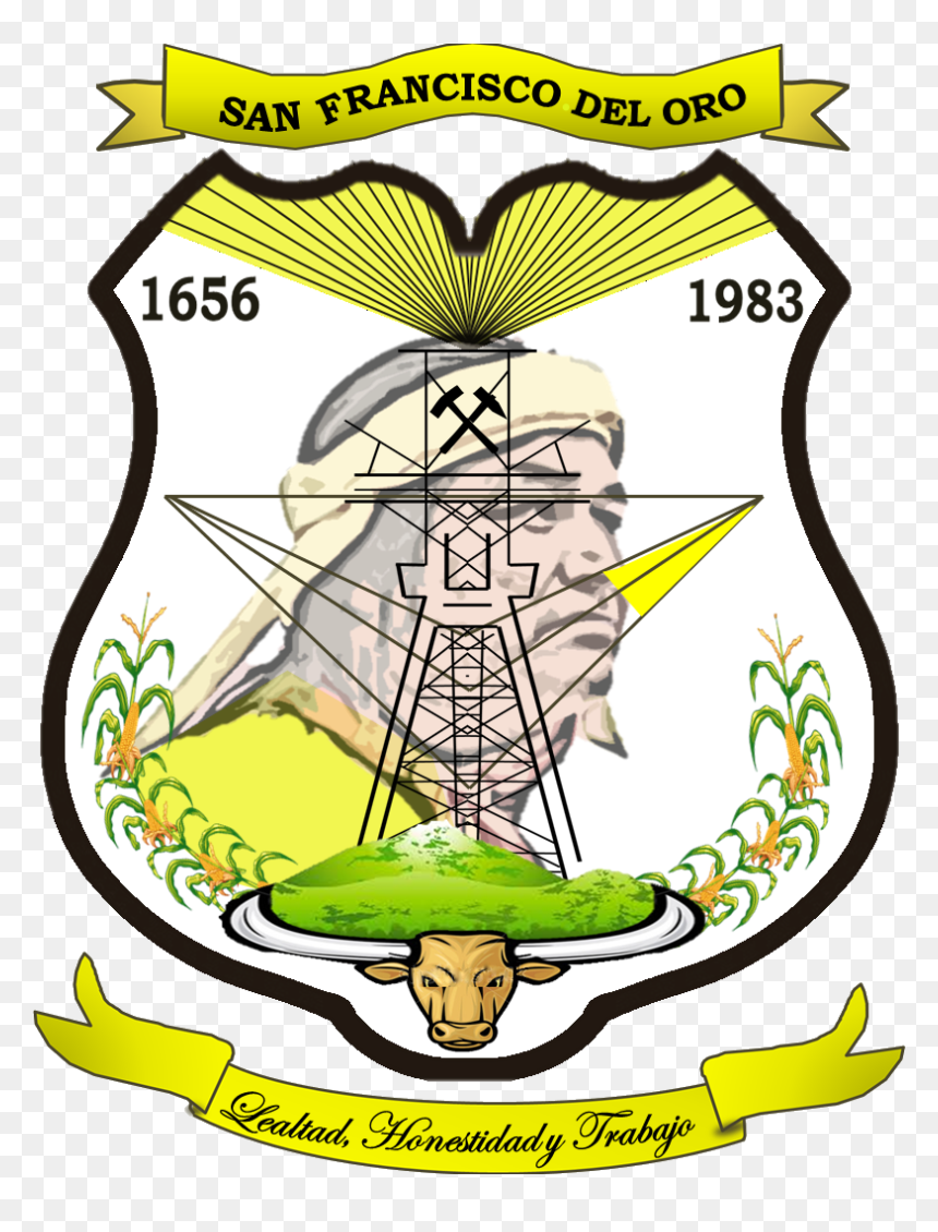 Escudo De San Francisco Del Oro - San Francisco Del Oro Escudo, HD Png Download - oro png