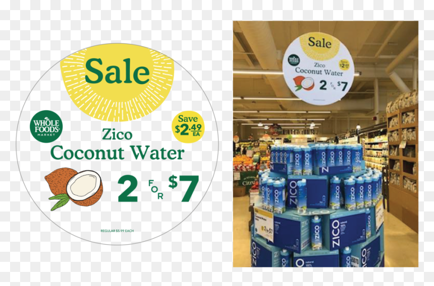 Coconut Water-02, HD Png Download - whole foods png