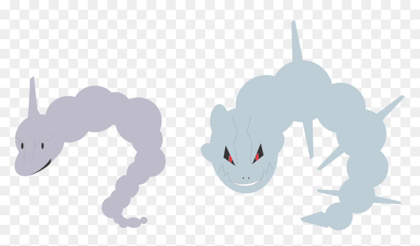 Onix And Steelix Cute Vector By Da-kun09 - Cartoon, HD Png Download - steelix png