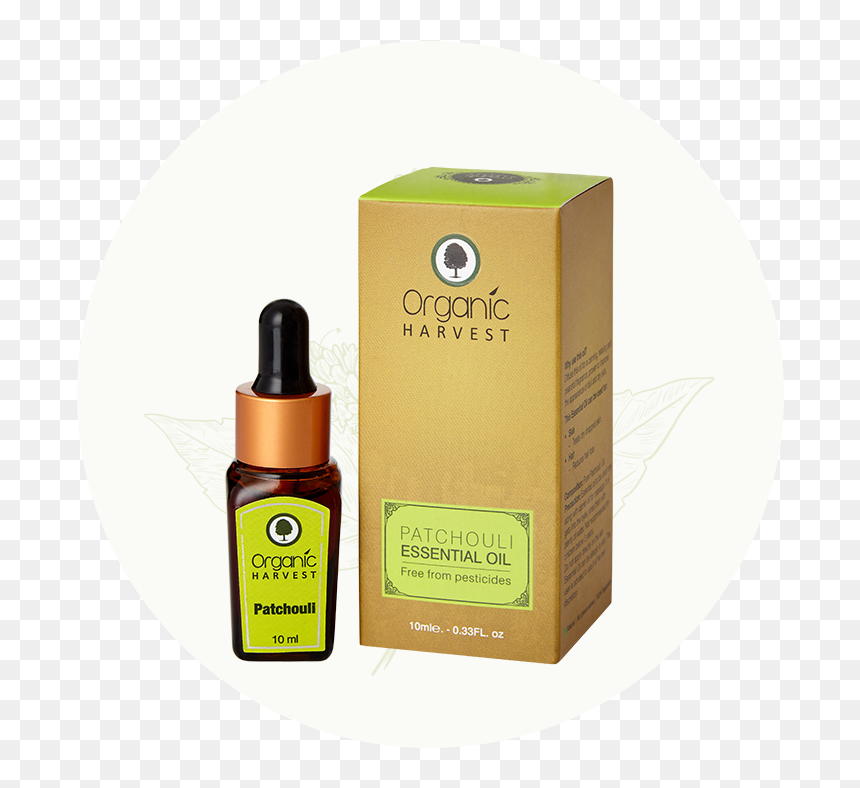 Patchouli Essential Oil - Organic Harvest Basil Oil, HD Png Download - cosmetics png