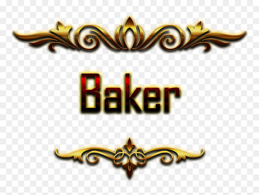 Baker Decorative Name Png - Raihan Name, Transparent Png - baker png