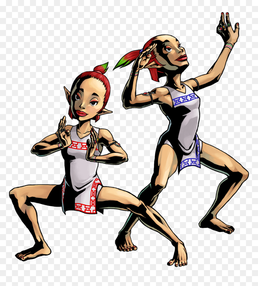 Majora's Mask Dancers, HD Png Download - sisters png