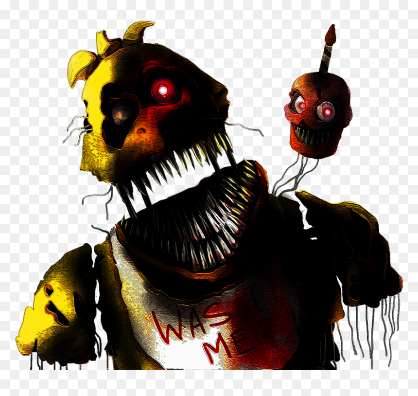 Nightmare Chica By Shootersp - Five Nights At Freddy's 4 Nightmare Clipart, HD Png Download - chica png