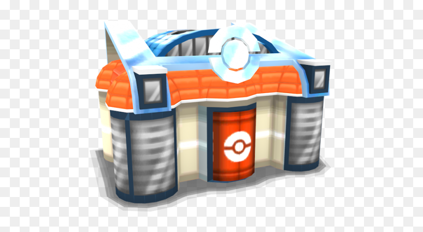 Pokemon Center Model, HD Png Download - 3d pokemon png
