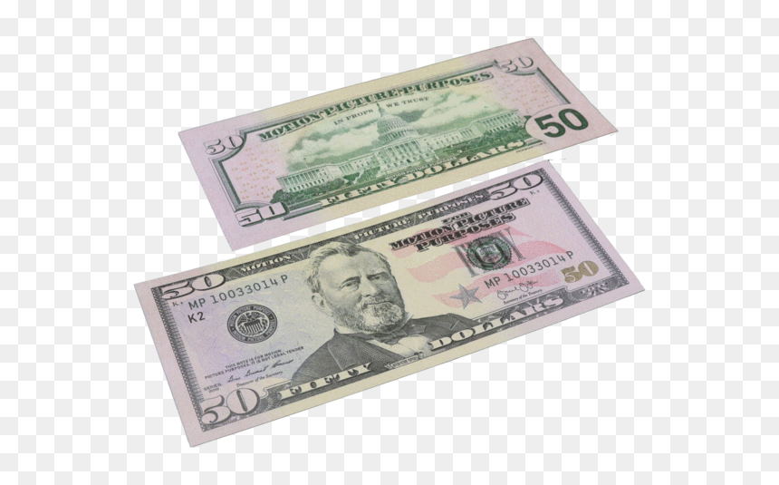 Cash, HD Png Download - 50 dollar bill png