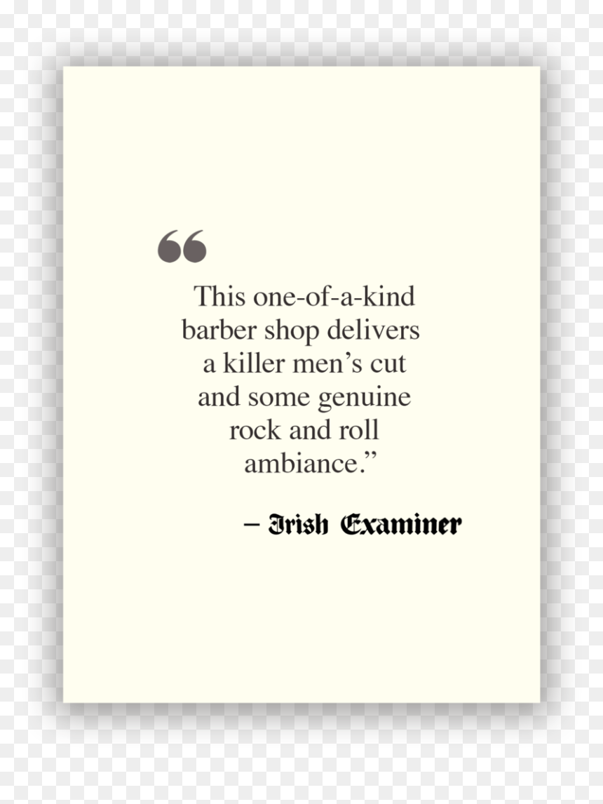 Irish-examiner - Irish Examiner, HD Png Download - barber shop png