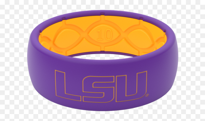 Saints Silicone Ring, HD Png Download - lsu png