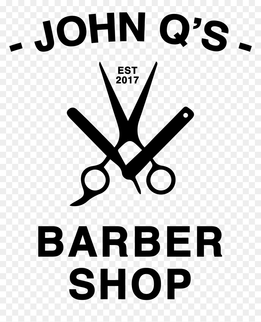 John Q"s Barber Shop - Calligraphy, HD Png Download - barber shop png