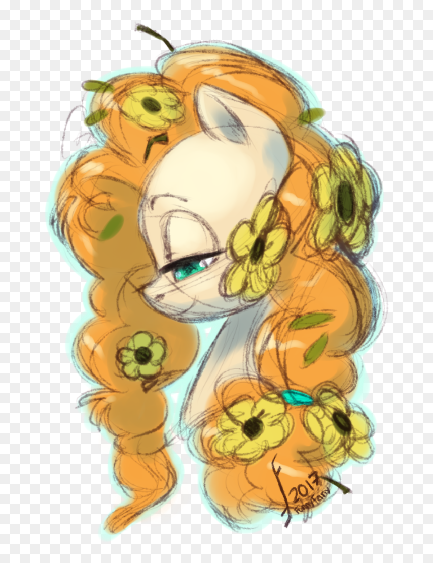 Fim] The Maid With The Buttercup Hair By Funnyfany - Mlp Buttercup, HD Png Download - buttercup png