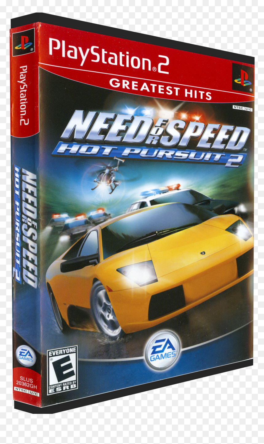 Need For Speed - Playstation 2 Need For Speed Hot Pursuit 2, HD Png Download - ps2 png