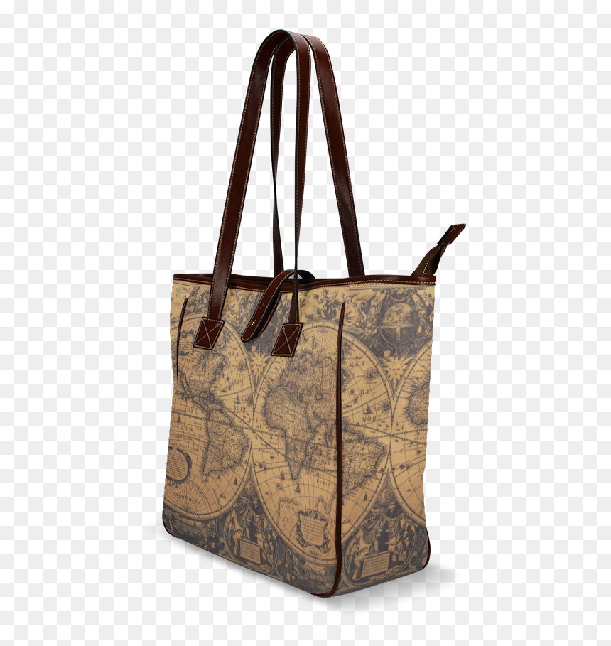 Old Map Tote Bag - Shoulder Bag, HD Png Download - old map png