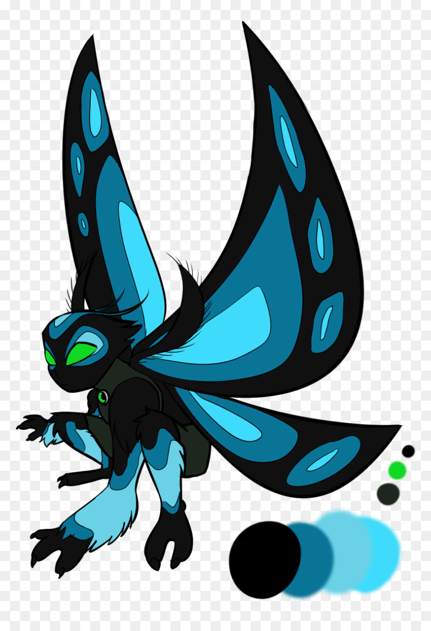 Big Chill Redesign - Necrofriggian Ben 10 Big Chill, HD Png Download - mankey png