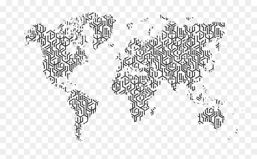 Cyberworld - Hvdc In The World, HD Png Download - circuitry png