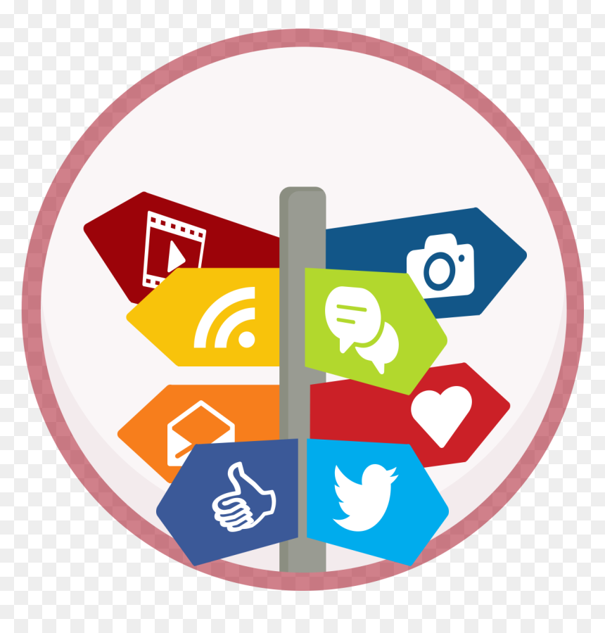Circle, HD Png Download - social media icon png transparent