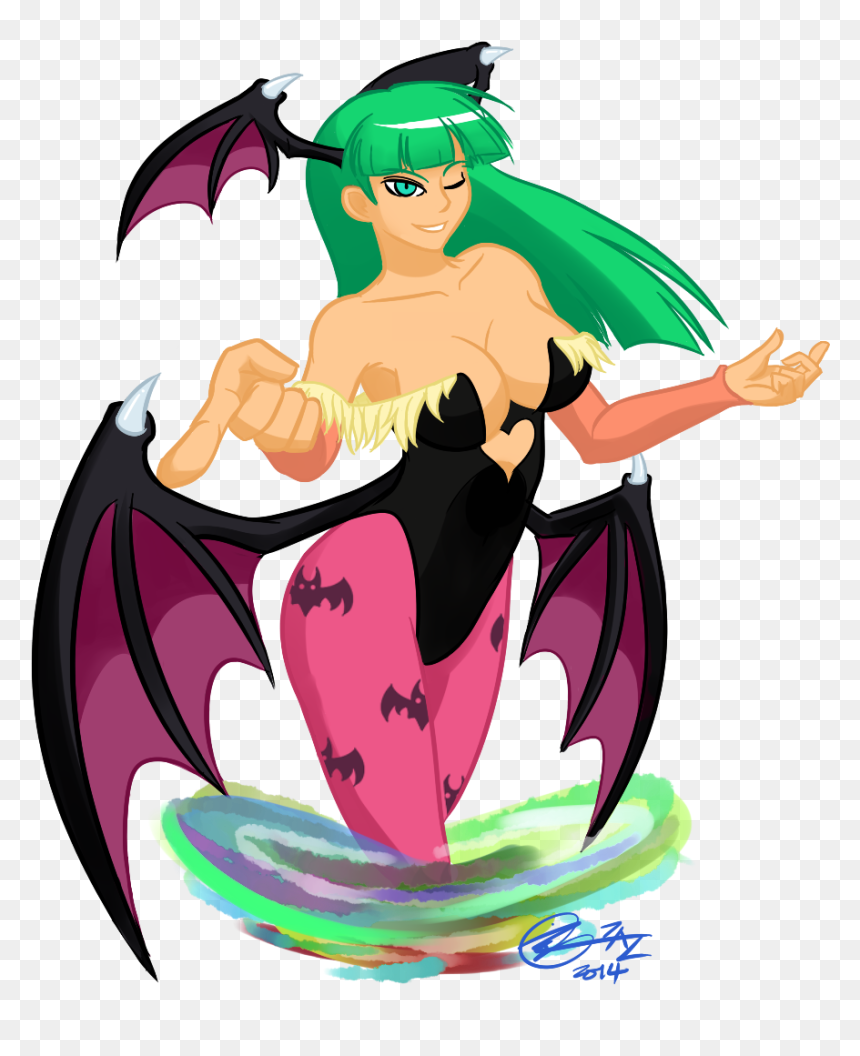 Morrigan Aensland , Png Download - Cartoon, Transparent Png - morrigan png