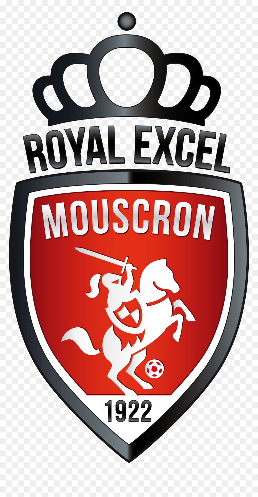 Royal Excel Mouscron Logo Belgian First Division A - Royal Excel Mouscron Png, Transparent Png - division png