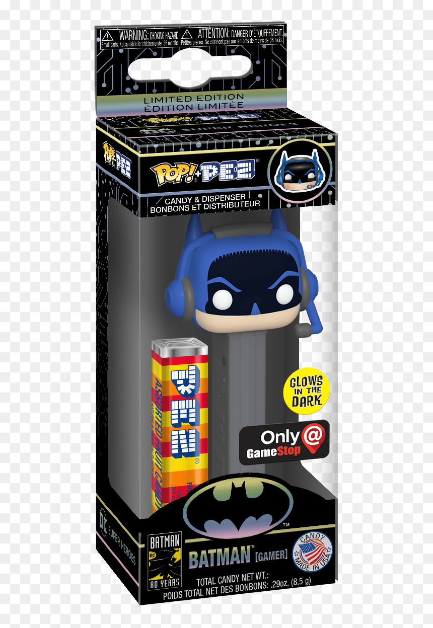 Pez Funko Pop Batman, HD Png Download - angry gamer png
