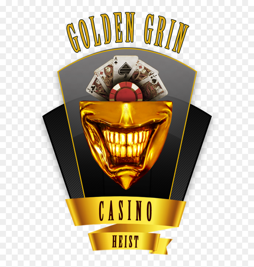 Casino Logo Goldengrin - Golden Grin Casino Logo, HD Png Download - payday 2 logo png
