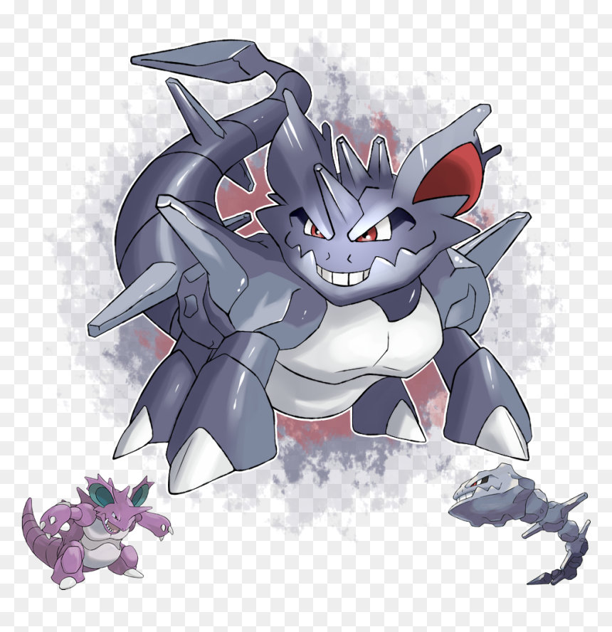 Last One For Today - Nidoking Fusion, HD Png Download - steelix png