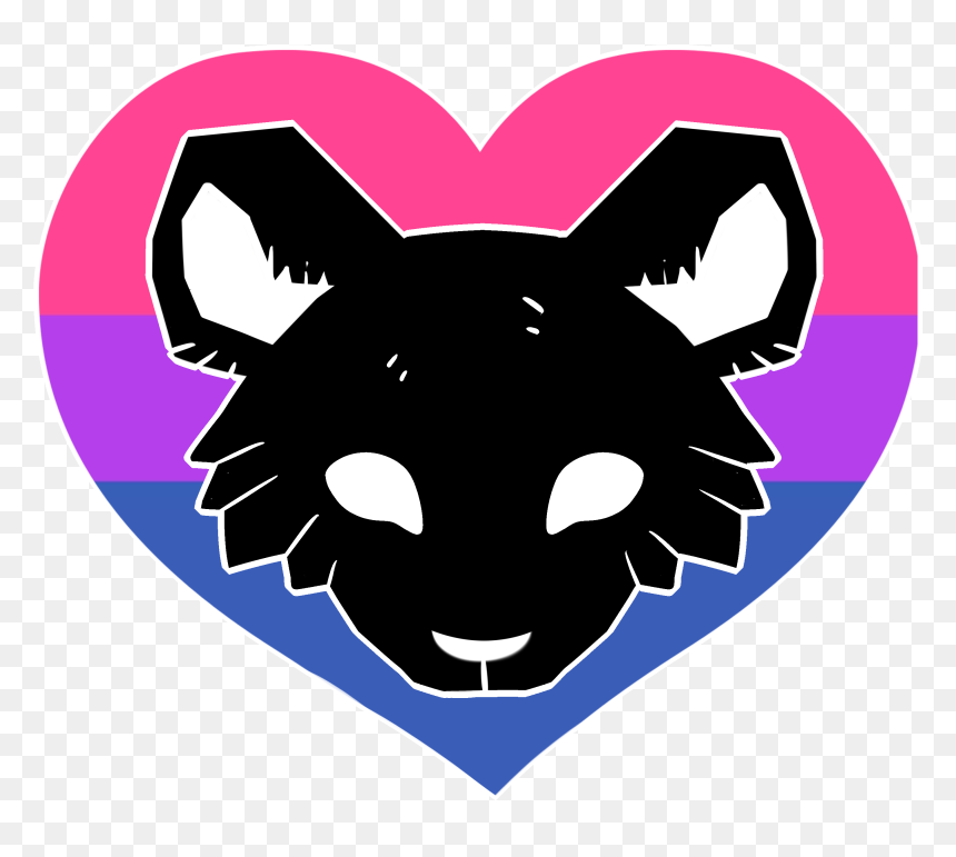 Bisexual Furry Pride Big Cat - Bisexual Furry Pride Flag, HD Png Download - pride flag png