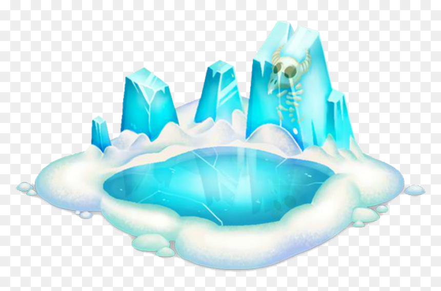 Big Ice Habitat - Dragon City All Habitats, HD Png Download - ice dragon png