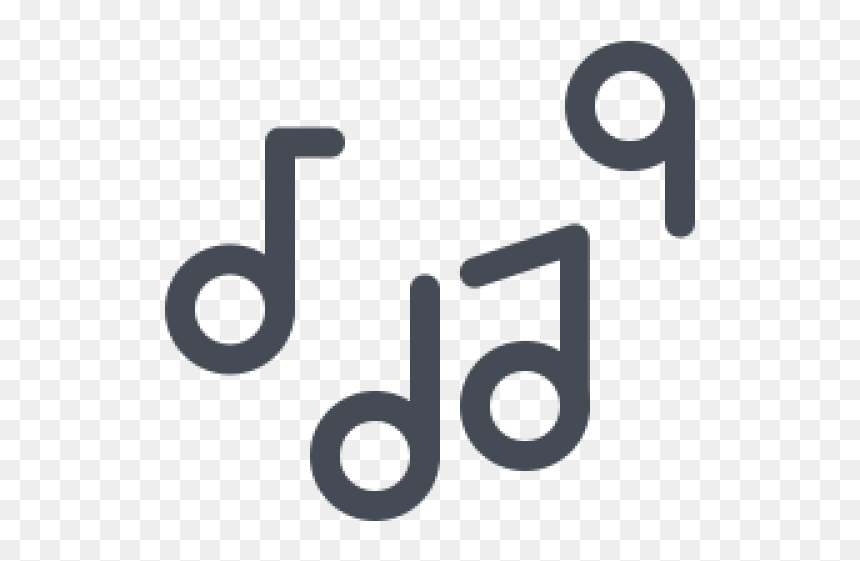 Music Note Outline - Music Notes Png Icon, Transparent Png - music sign png