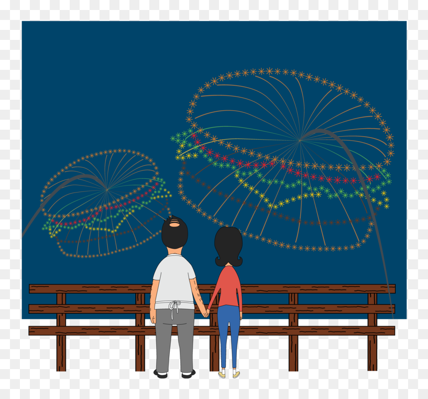 Fireworks4 - Snow, HD Png Download - bobs burgers png