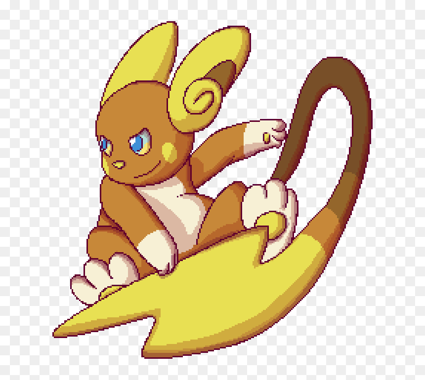 Alolan Raichu Ear, HD Png Download - alolan raichu png