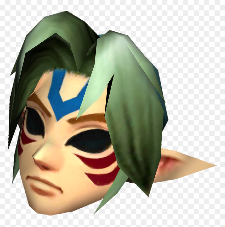 Legend Of Zelda Fierce Deity Mask, HD Png Download - majoras mask png
