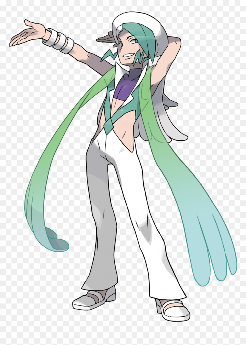 Pokemon Gym Leader Water, HD Png Download - pokemon emerald png