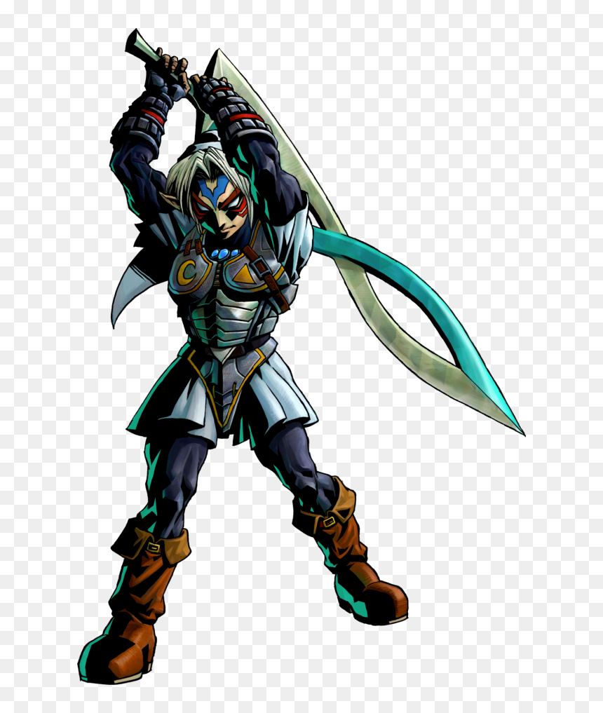 Fierce Deity Link, HD Png Download - majoras mask png