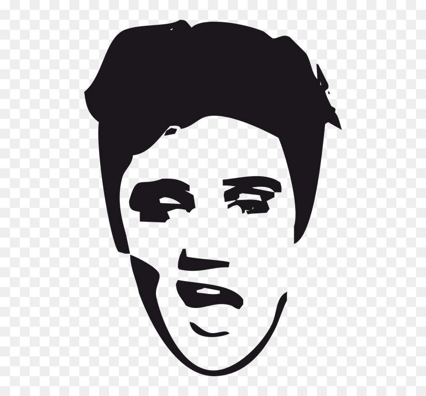 Thumb Image - Easy Elvis Presley Drawing, HD Png Download - elvis presley png