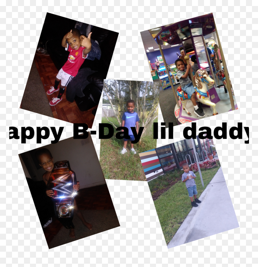 Lil Daddy 4th Birthday Happy B-day Lil Daddy - Collage, HD Png Download - lil b png