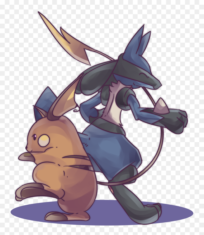 Transparent Lucario Png - Raichu Lucario, Png Download - alolan raichu png