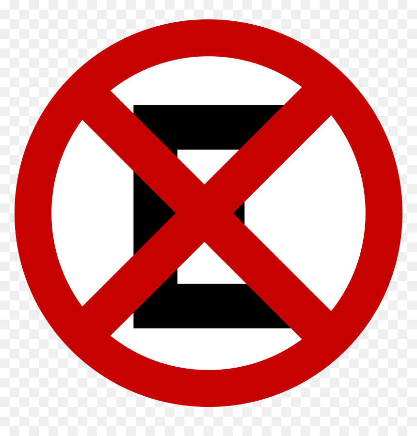 Placa De Proibida Parada - Clipart No Money, HD Png Download - placa png