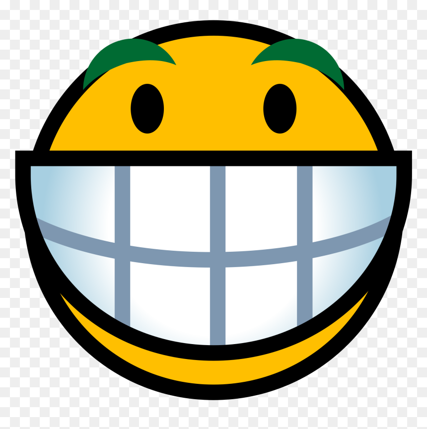 File - Biggrin - Big Grin Smiley, HD Png Download - evil grin png
