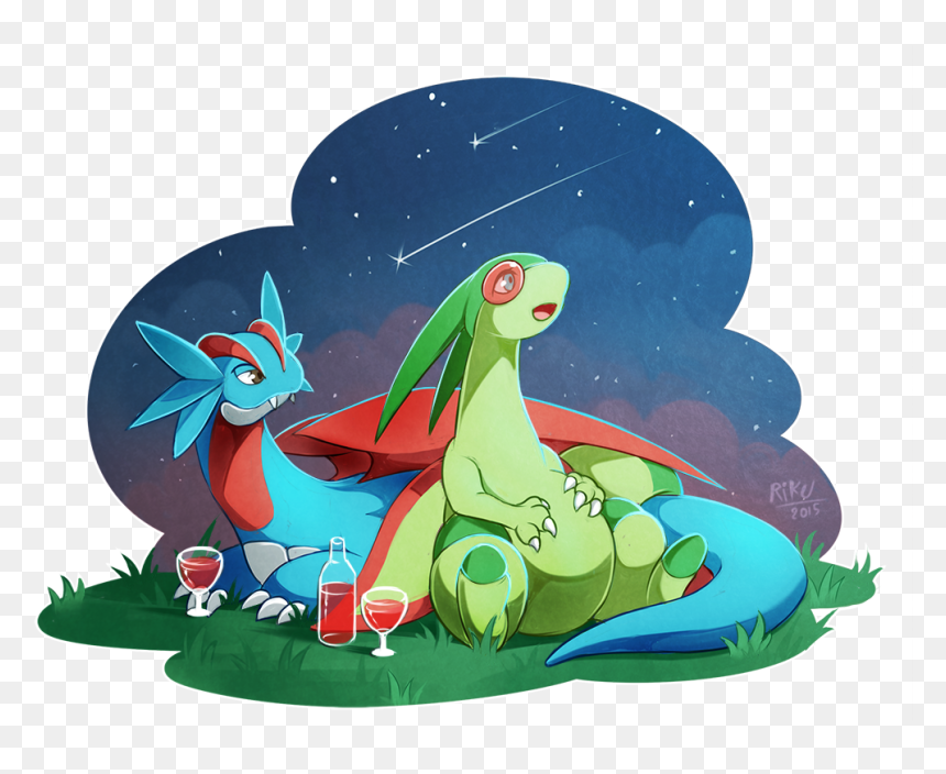 Pokemon Flygon Fan Art, HD Png Download - salamence png